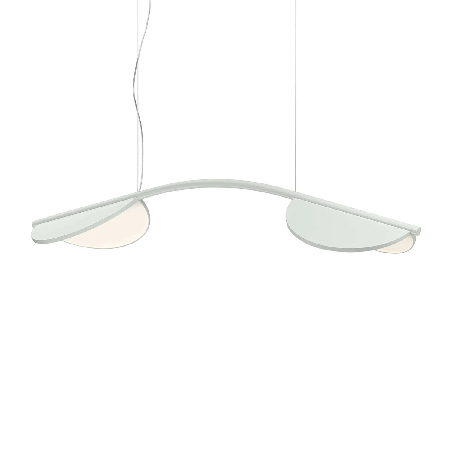 FLOS Almendra Arch LED-Hängelampe, lang, weiß FLOS Almendra Arch LED-Hängelampe, Lang, Weiß -FLOS 10000241