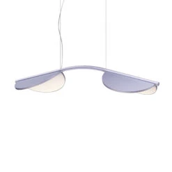 FLOS Almendra Arch LED-Hängelampe, Kurz, Flieder