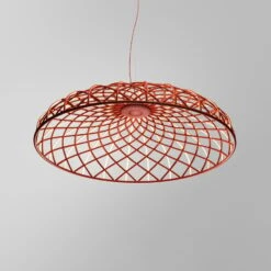 FLOS Skynest LED-Hängeleuchte, Rot