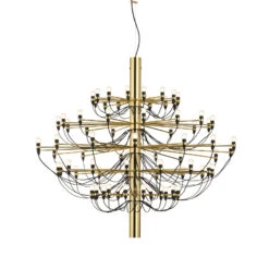 FLOS 2097/75 LED-Kronleuchter, Gefrostet, Messing 3 FLOS 2097/75 LED-Kronleuchter, Gefrostet, Messing -FLOS 10014141 1