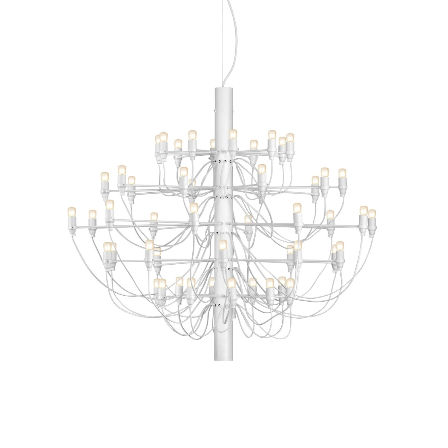 FLOS 2097/50 LED-Kronleuchter, gefrostet, weiß FLOS 2097/50 LED-Kronleuchter, Gefrostet, Weiß -FLOS 10014170