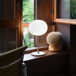 FLOS Glo-Ball Table 1 Tischleuchte, Silber Matt -FLOS 3510120 2