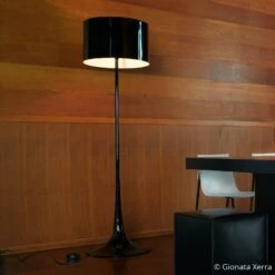 FLOS Spun Light F - Schwarze Stehleuchte -FLOS 3510143 1