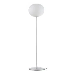 FLOS Glo-Ball Floor 1 Stehleuchte, Silber Matt -FLOS 3510146 1