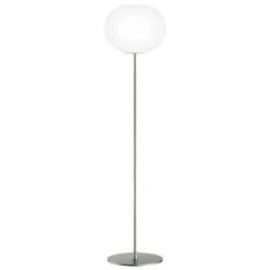 FLOS Glo-Ball Floor 3 Stehleuchte, Silber Matt -FLOS 3510148 3