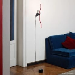 FLOS Parentesi - Stehende Hängeleuchte, Rot