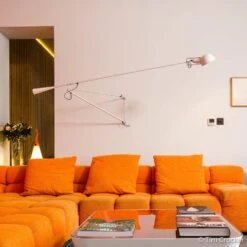 FLOS 265 Wandleuchte Aus Stahl, Weiß -FLOS 3510201 3