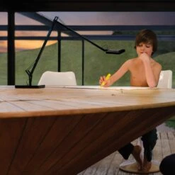 FLOS Kelvin LED-Tischleuchte In Anthrazit -FLOS 3510281 3