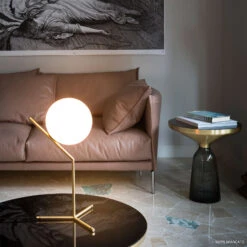 FLOS IC T1 High Tischleuchte, Messing Gebürstet -FLOS 3510294 2