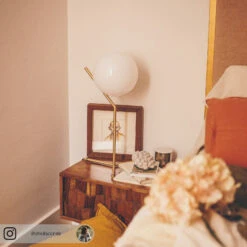 FLOS IC T1 High Tischleuchte, Messing Gebürstet -FLOS 3510294 8