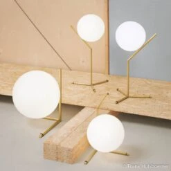 FLOS IC T2 Tischleuchte, Messing Gebürstet -FLOS 3510296 6