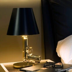 FLOS Beside Gun Design-Tischleuchte Gold -FLOS 3510308 5