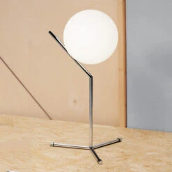 FLOS IC T1 High Tischleuchte, Chrom-glänzend -FLOS 3510327 3
