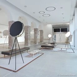 FLOS Superloon - Schwarze LED-Designer-Stehleuchte -FLOS 3510358 3