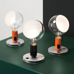 FLOS Lampadina LED-Tischlampe, Schwarz -FLOS 3510368 5