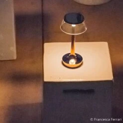 FLOS Bon Jour Unplugged LED-Tischlampe, Kupfer -FLOS 3510380 7