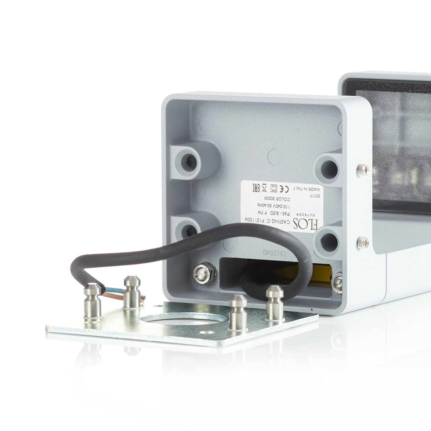 FLOS Casting C 100 Sockelleuchte 20 cm, grau FLOS Casting C 100 Sockelleuchte 20 Cm, Grau -FLOS 3510387 6