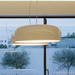 FLOS Smithfield S LED-Hängeleuchte, Weiß -FLOS 3510471 1