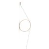 FLOS Wirering Weiß LED-Wandleuchte, Ring Pink -FLOS 3510496