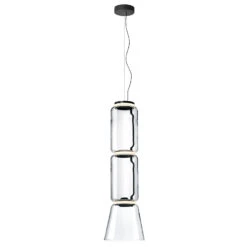 FLOS Noctambule Hängelampe 2 Low Cylinders & Cone -FLOS 3510537 1