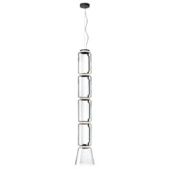 FLOS Noctambule Hängelampe 4 Low Cylinders & Cone -FLOS 3510539 1