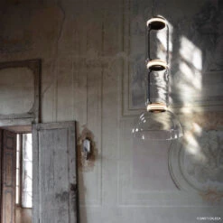 FLOS Noctambule Hängelampe 2 Low Cylinders & Bowl -FLOS 3510541 2