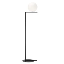 FLOS IC F2 Stehleuchte Schwarz Ø 30 Cm -FLOS 3510553 4