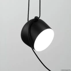 FLOS Aim Small LED-Hängeleuchte, Schwarz