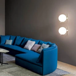 FLOS IC C/W2 Wandleuchte, Chrom Ø 30 Cm -FLOS 3510576 1