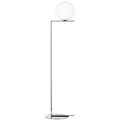 FLOS IC F2 Stehleuchte Chrom Ø 30 Cm -FLOS 3510577 1
