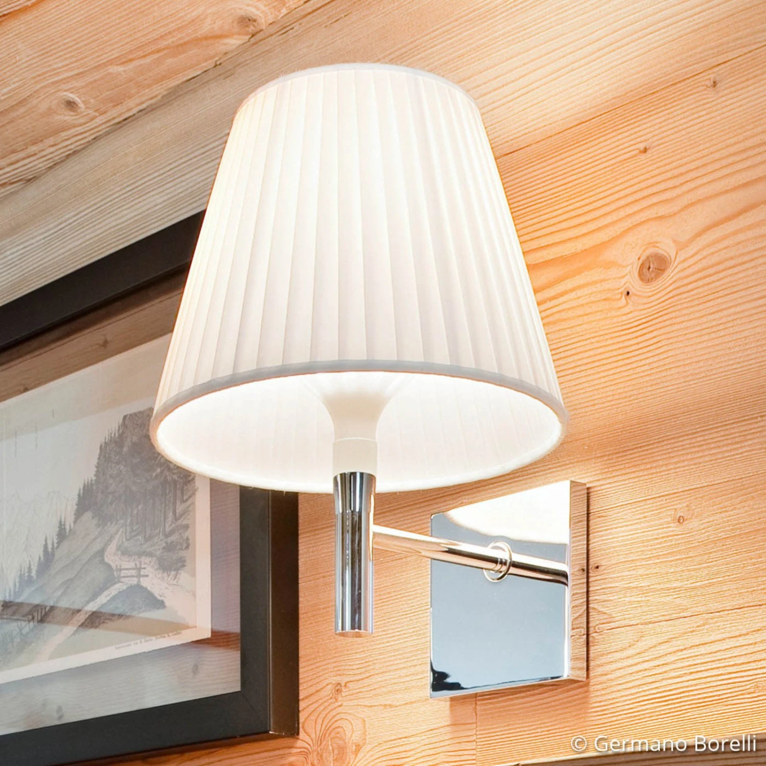 FLOS KTribe W Wandleuchte mit Stoffschirm beige FLOS KTribe W Wandleuchte Mit Stoffschirm Beige -FLOS 3510602 2