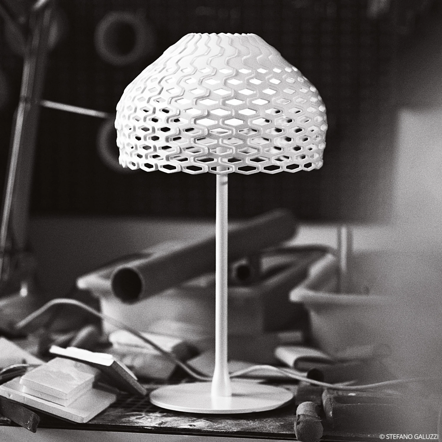 FLOS Tatou T Tischleuchte mit Dimmer, weiß FLOS Tatou T Tischleuchte Mit Dimmer, Weiß -FLOS 3510620 8