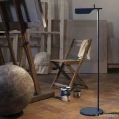 FLOS Tab F LED-Stehleuchte, Blau Matt -FLOS 3510658 3