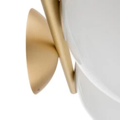 FLOS IC C/W1 Double Wandleuchte Messing Ø 20 Cm -FLOS 3510669 5