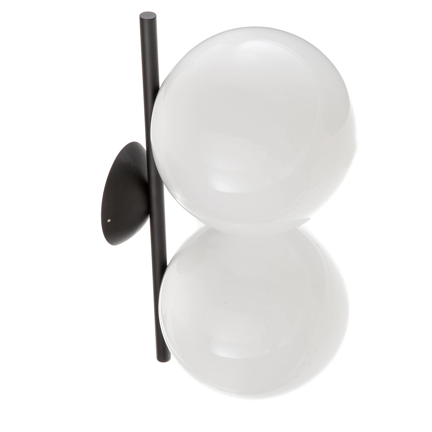 FLOS IC C/W1 Double Wandleuchte schwarz Ø 20 cm FLOS IC C/W1 Double Wandleuchte Schwarz Ø 20 Cm -FLOS 3510670 3