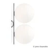 FLOS IC C/W2 Double Wandleuchte Chrom Ø 30 Cm -FLOS 3510672