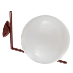 FLOS IC C/W2 Wandleuchte, Burgunder-rot Ø 30 Cm -FLOS 3510677 3