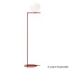 FLOS IC F2 Stehleuchte Burgunder-rot Ø 30 Cm -FLOS 3510679