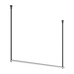 FLOS Infra-Structure C2 LED-Deckenlampe Schwarz