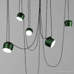 FLOS Aim LED-Pendelleuchte Ivy Eloxiert -FLOS 3510720 3