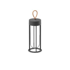 FLOS In Vitro Unplugged LED-Leuchte Grau 2700K