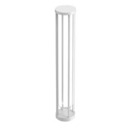 FLOS In Vitro Bollard 3, 2.700 K, 90 Cm, Weiß
