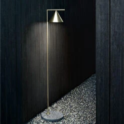 FLOS Captain Flint Stehleuchte 4.000K Messing/grau -FLOS 3510841 2