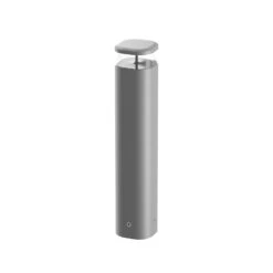FLOS Pointbreak Bollard 2, 2.700K Grau 60cm