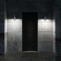 FLOS Captain Flint Außenwandlampe 2.700K Schwarz -FLOS 3510877 2