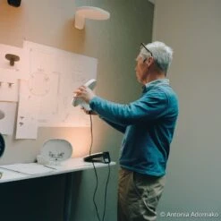 FLOS Oplight W1 LED-Wandleuchte, Weiß Strukturiert -FLOS 3510915 2