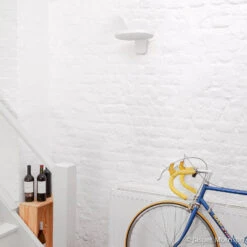 FLOS Oplight W1 LED-Wandleuchte, Weiß Strukturiert -FLOS 3510915 3