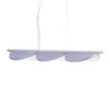 FLOS Almendra Linear LED-Hängelampe 3fl, Flieder