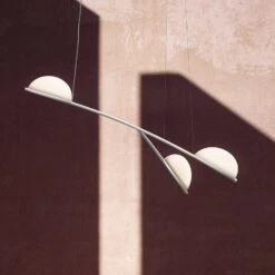 FLOS Almendra Organic Hängelampe 3fl Kurz Weiß -FLOS 3510965 1