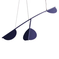 FLOS Almendra Organic HĂ€ngelampe 3fl Kurz Flieder